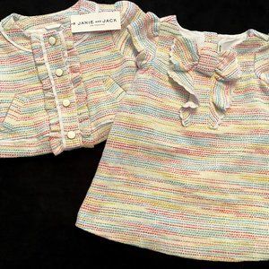 Janie and Jack Dress and Cardigan